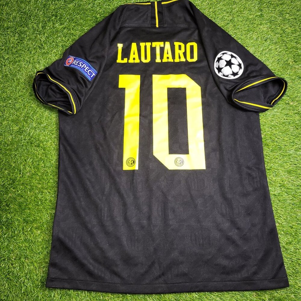 Martinez Inter Milan 2019 2020 UEFA Third Soccer Jersey Shirt M SKU# AT0031-011